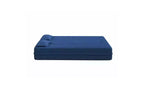 EHMKNP Modern Floor Sofa with 2 Pillows,Convertible Teddy Fabric Foam-Filled Sleeper Sofa Bed,for Living Room