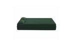 EHMKNP Modern Floor Sofa with 2 Pillows,Convertible Teddy Fabric Foam-Filled Sleeper Sofa Bed,for Living Room