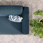 84 Modern Sofa, 3 Seater Upholstered Sofa with Streamlined Arms, Deep Seat Sleeper Sofa for Living Room Bedroom Apartment