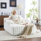 Karl Home |Upholstered Velvet Boneless Couch Sleeper Sofa Bed