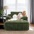 Karl Home |Upholstered Velvet Boneless Couch Sleeper Sofa Bed