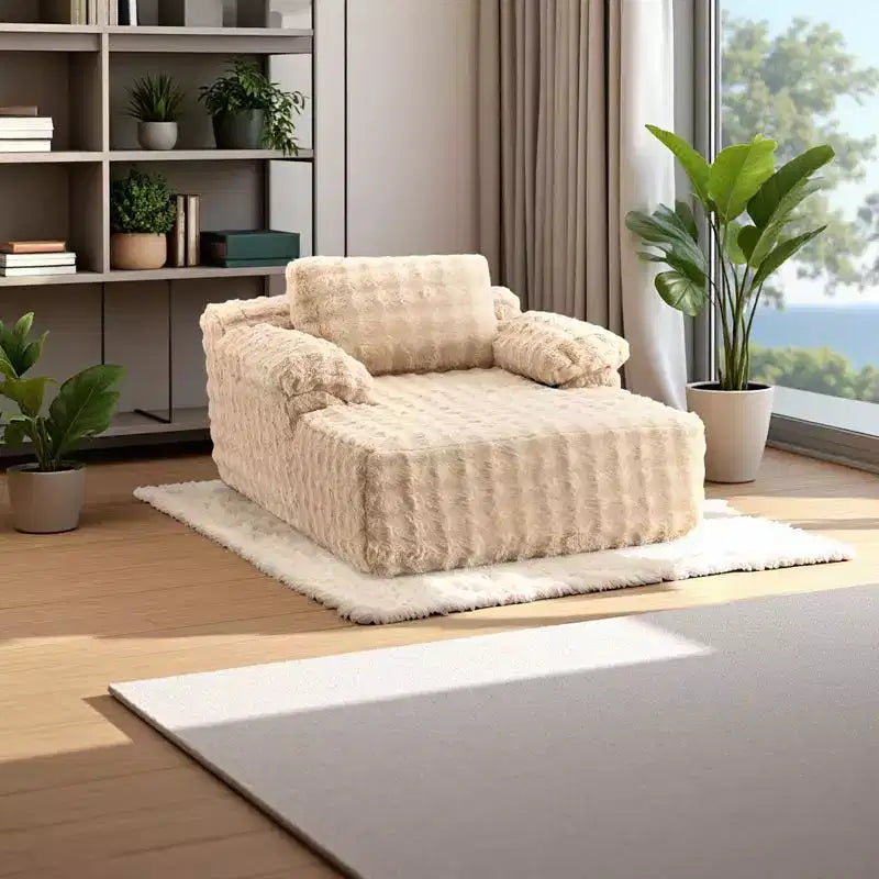 Karl Home |Upholstered Velvet Boneless Couch Sleeper Sofa Bed