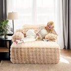 Karl Home |Upholstered Velvet Boneless Couch Sleeper Sofa Bed