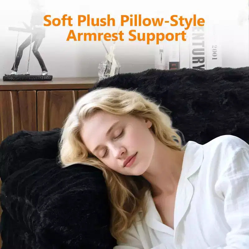 Karl Home |Upholstered Velvet Boneless Couch Sleeper Sofa Bed
