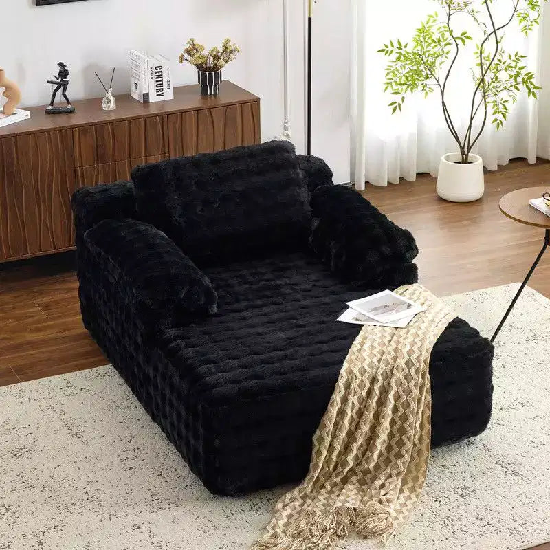 Karl Home |Upholstered Velvet Boneless Couch Sleeper Sofa Bed