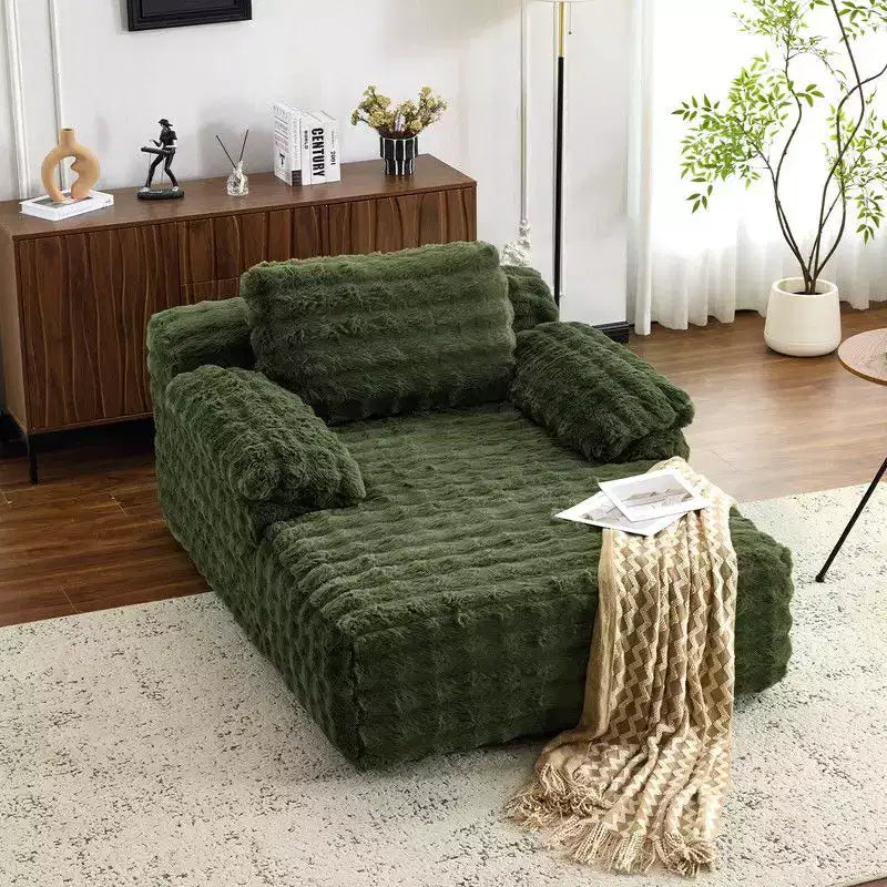 Karl Home |Upholstered Velvet Boneless Couch Sleeper Sofa Bed