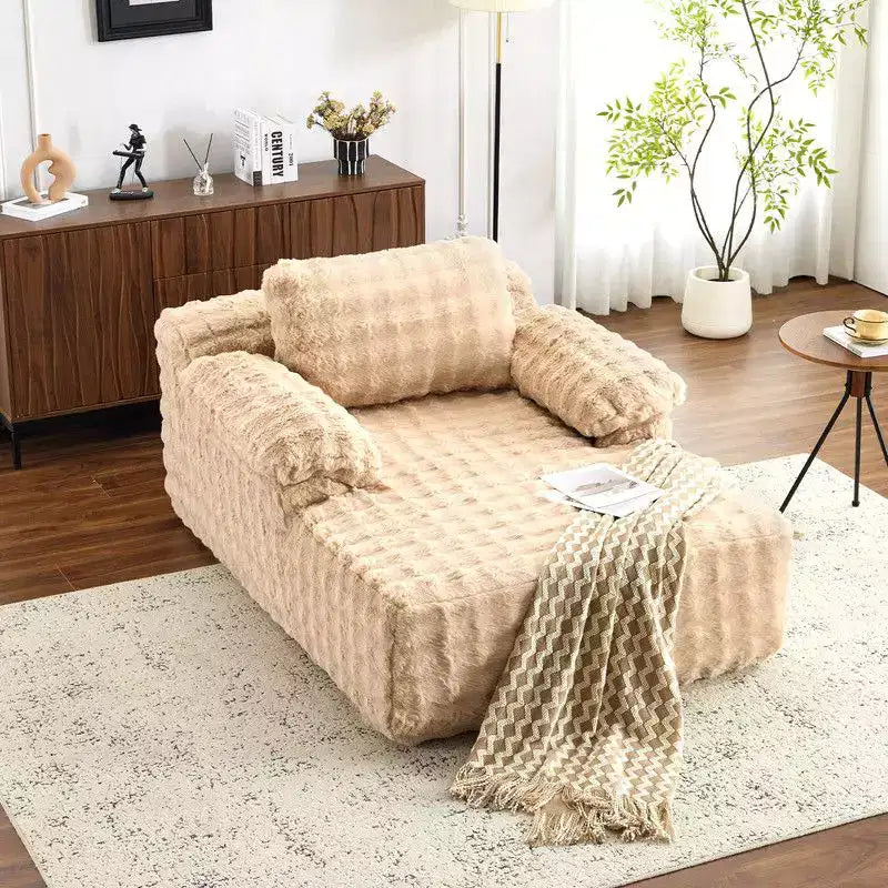 Karl Home |Upholstered Velvet Boneless Couch Sleeper Sofa Bed