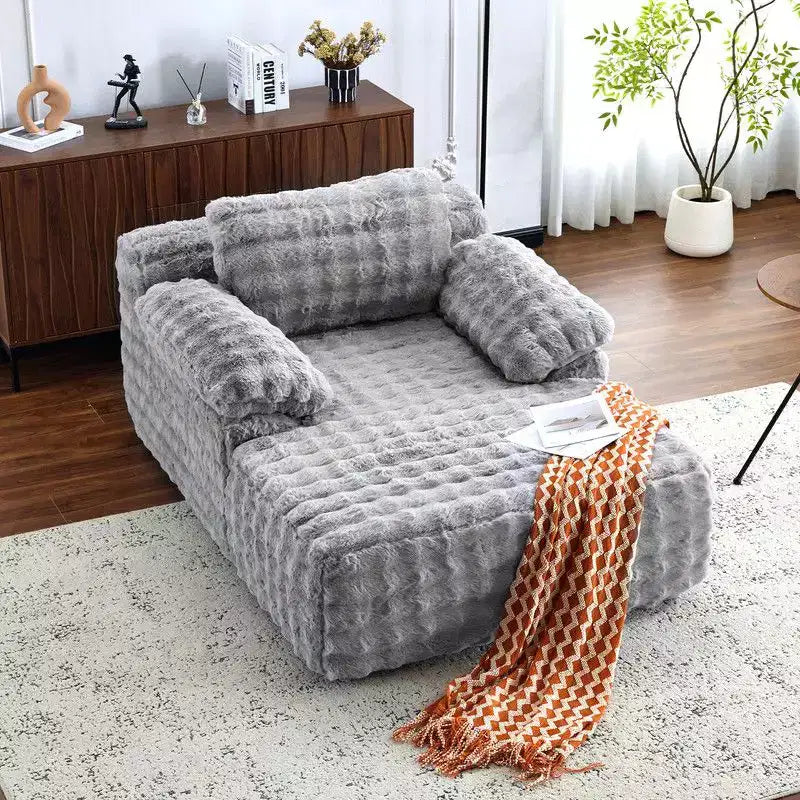 Karl Home |Upholstered Velvet Boneless Couch Sleeper Sofa Bed