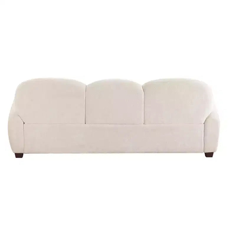 Canapé rembourré Christopher Knight Home Dorian 78" moderne 3 places en bois d'hévéa avec 3 oreillers