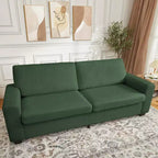 83 Modern 3 Seater Sofa, Deep Seat Sofa with Wide Armrests,Oversized Loveseat with Removable Washable Cover, Plush Cloud Couch for Bedroom,Apartment