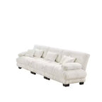 Homy Casa Oversized Cloud Sofa with Plush Cushions and Deep Seating Comfort, for Living Room or Family Lounge