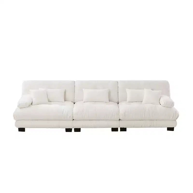 Homy Casa Oversized Cloud Sofa with Plush Cushions and Deep Seating Comfort, for Living Room or Family Lounge