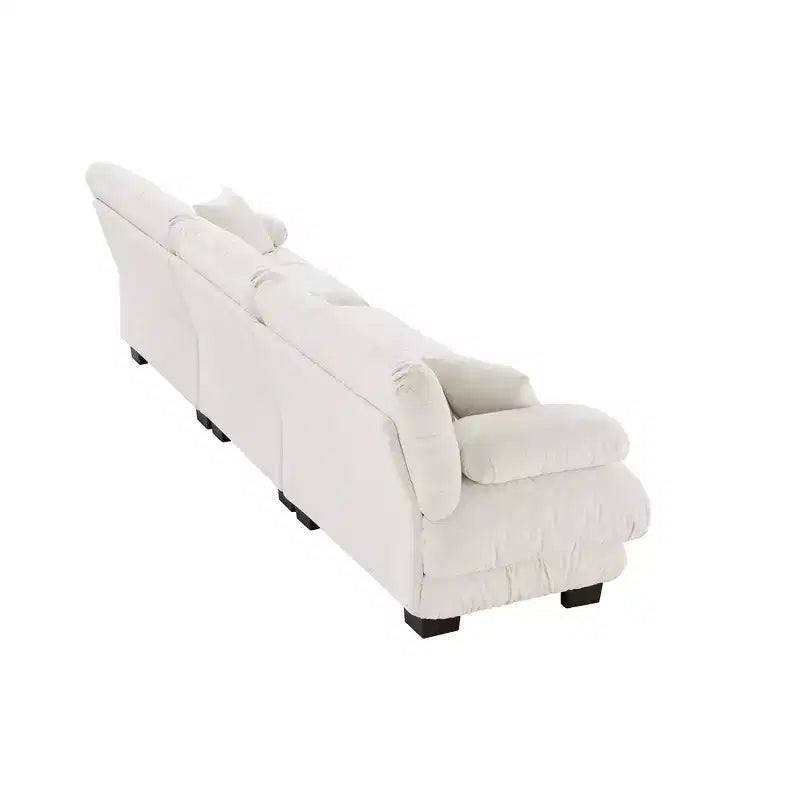 Homy Casa Oversized Cloud Sofa with Plush Cushions and Deep Seating Comfort, for Living Room or Family Lounge