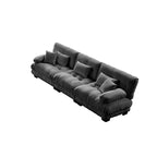 Homy Casa Oversized Cloud Sofa with Plush Cushions and Deep Seating Comfort, for Living Room or Family Lounge