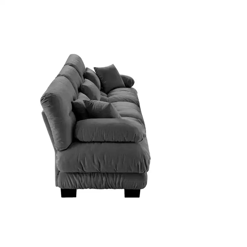 Homy Casa Oversized Cloud Sofa with Plush Cushions and Deep Seating Comfort, for Living Room or Family Lounge