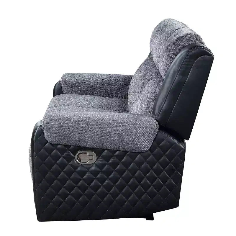 HomeStock U5914 Canapé inclinable gris/noir