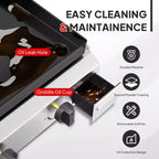 ROVSUN Plancha portative pliable à 2 brûleurs au propane, 20 000 BTU, grill plat roulant au gaz avec allumage et régulateur pour camping en plein air, barbecue, pique-nique