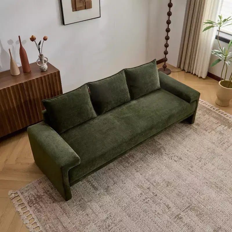 Canapé 3 places en tissu rembourré Christopher Knight Home Alderman 84,5 moderne