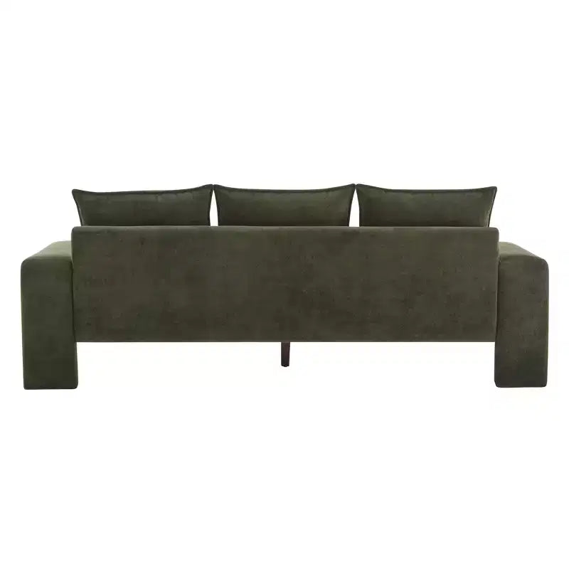 Canapé 3 places en tissu rembourré Christopher Knight Home Alderman 84,5 moderne