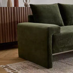 Canapé 3 places en tissu rembourré Christopher Knight Home Alderman 84,5 moderne