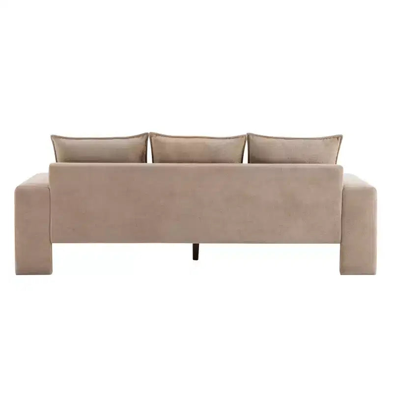 Canapé 3 places en tissu rembourré Christopher Knight Home Alderman 84,5 moderne