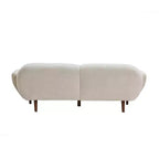 Christopher Knight Home Albertson 83.75 Curved 3 Seater Modern Upholstered Chenill and Rubberwood Sofa