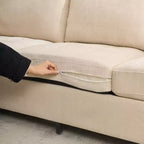 89'' Chenille Fabric Upholstered Sofa, Comes with a Detachable Headrest, Ergonomic and Supported Seating with Side Storage Pockets