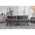 MAYEERTY Convertible Folding Modern Sofa Bed Comfortable for Living Room Bedroom Small Space Gray