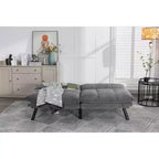 MAYEERTY Convertible Folding Modern Sofa Bed Comfortable for Living Room Bedroom Small Space Gray