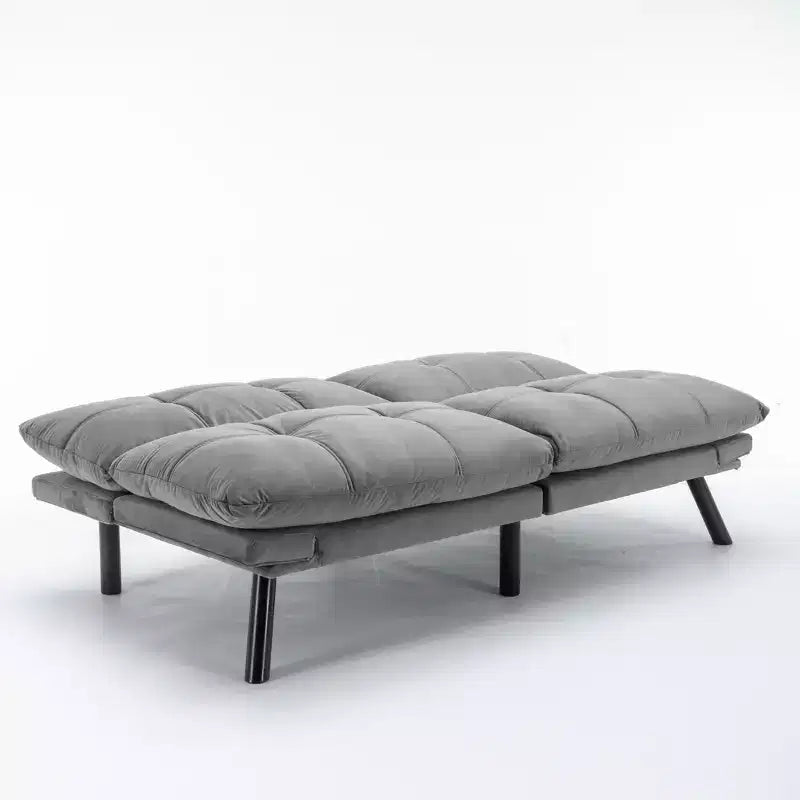 MAYEERTY Convertible Folding Modern Sofa Bed Comfortable for Living Room Bedroom Small Space Gray
