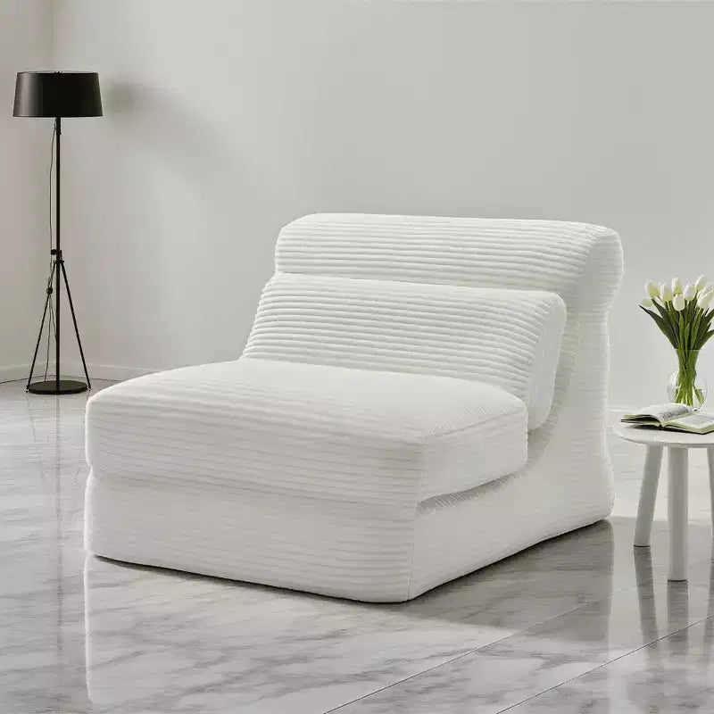 MAYEERTY 3-in-1 Sofa Bed - Corduroy, Quick Setup, Lumbar Support, Compact Space Friendly