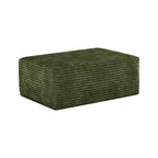 MAYEERTY 3-Seater Left Sofa Green - 3-Seater Left Layout, Corduroy, No Assembly, for Living Room/Bedroom