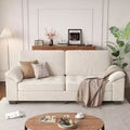 90 3 Seater Sofa, Velvet Upholstered Oversized Loveseat, Comfy Button Tufted Couch, Soft Spacious Armrests, for Living Room, Bedroom
