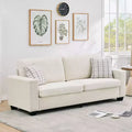 84 Modern Loveseat Sofa for Living Room, 2 Soft Cushions & Sturdy Wood Frame, Comfy Corduroy Sofa, Cloud Couch, for Living Room, Bedroom