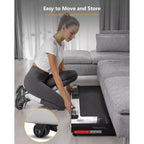 Tapis roulant électrique pliant 2,25 CV pour bureau à domicile, peu encombrant, aucun assemblage requis, tapis de course portable pour l'exercice à la maison ou au bureau