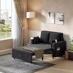 56 Convertible Sleeper Sofa Bed, 3-in-1 Pull Out Sofa Bed, Modern Couch, Capacity up to 1000lb, for Living Room, Bedroom