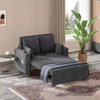 56 Convertible Sleeper Sofa Bed, 3-in-1 Pull Out Sofa Bed, Modern Couch, Capacity up to 1000lb, for Living Room, Bedroom