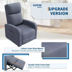 Lazy Recliner Ergonomic Adjustable Single Sofa, Side Pocket, Recliner Chair for Adults, Tall Back, Wide Arms & Padded Seat, for Living Room