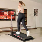 Tapis de Course Pliable 2 en 1 DeerRun Z10 Pro Muse avec Télécommande, Inclinaison Automatique 12%