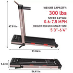 Tapis de Course Pliable 2 en 1 DeerRun Z10 Pro Muse avec Télécommande, Inclinaison Automatique 12%