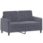 2-Seater Sofa Dark Gray 47.2 Velvet
