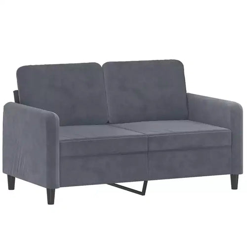 2-Seater Sofa Dark Gray 47.2 Velvet