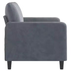2-Seater Sofa Dark Gray 47.2 Velvet