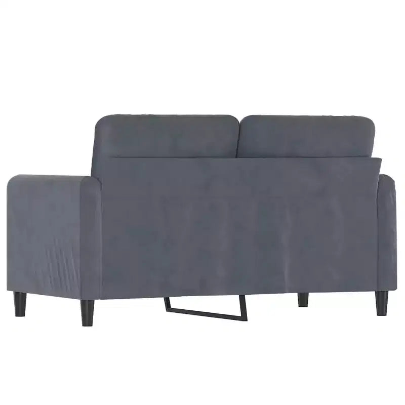 2-Seater Sofa Dark Gray 47.2 Velvet