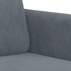 2-Seater Sofa Dark Gray 47.2 Velvet