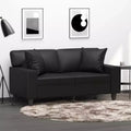 2-seater Sofa Black