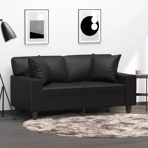 2-seater Sofa Black