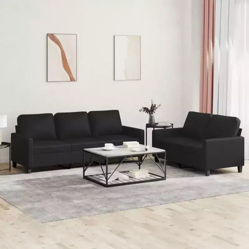 Sofa Set Black