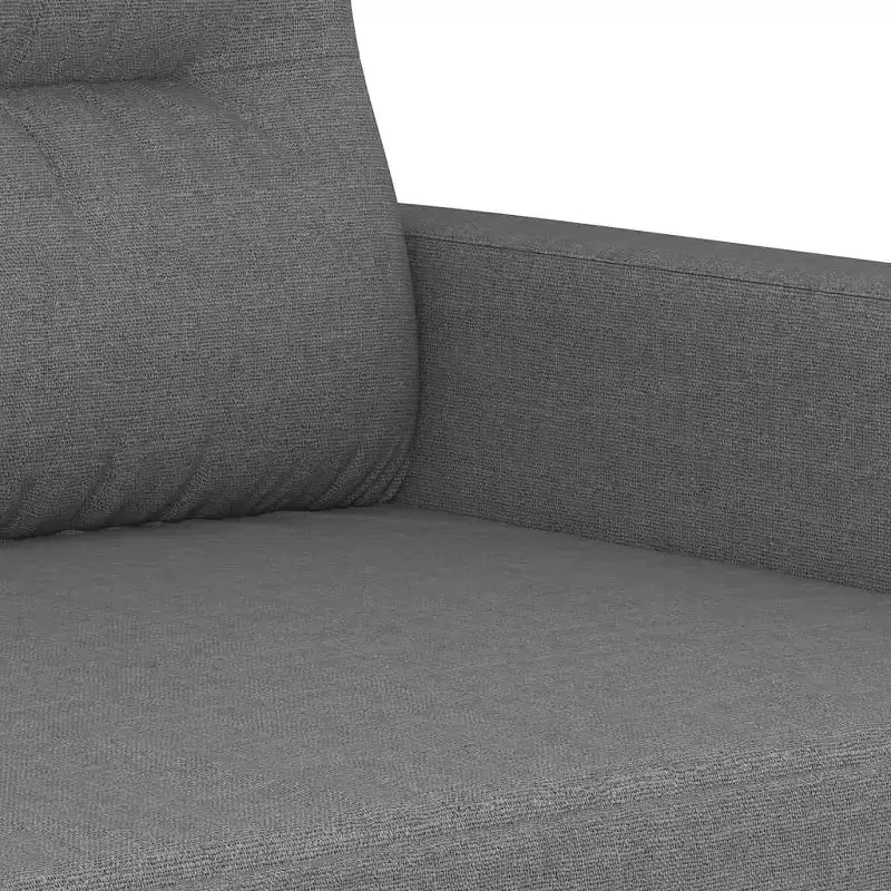 3-seater Sofa Dark Gray Polyester, Metal, Textilene, Foam 3-Seater
