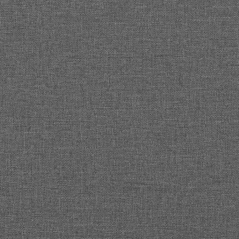 2-Seater Sofa Dark Grey Fabric (100% polyester), metal, textilene